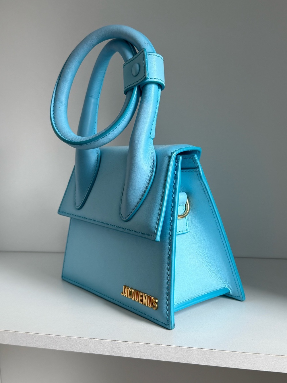 Jacquemus Le Chiquito Small Bag – Light Blue Leather - Picture 4 of 16